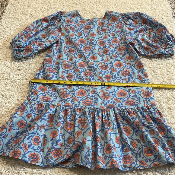 SUNDRY X EVEREVE 0 (S) All Day floral puff sleeve mini dress with ruffle hem - Picture 7 of 9